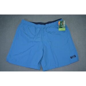 LL Bean Classic Supplex Sport Shorts XL Lined Nylon 503783 Blue UPF 50+ 8"